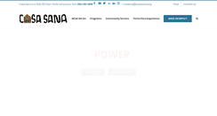 Desktop Screenshot of casasana.org