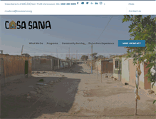 Tablet Screenshot of casasana.org